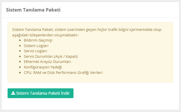 sistem_tanilama_paketi